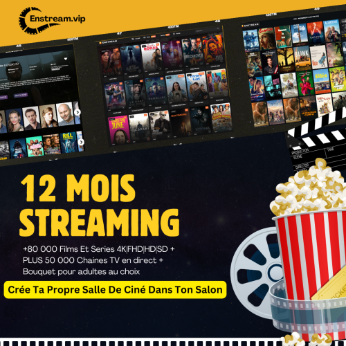12 Mois Streaming avec streaminggratuit.online